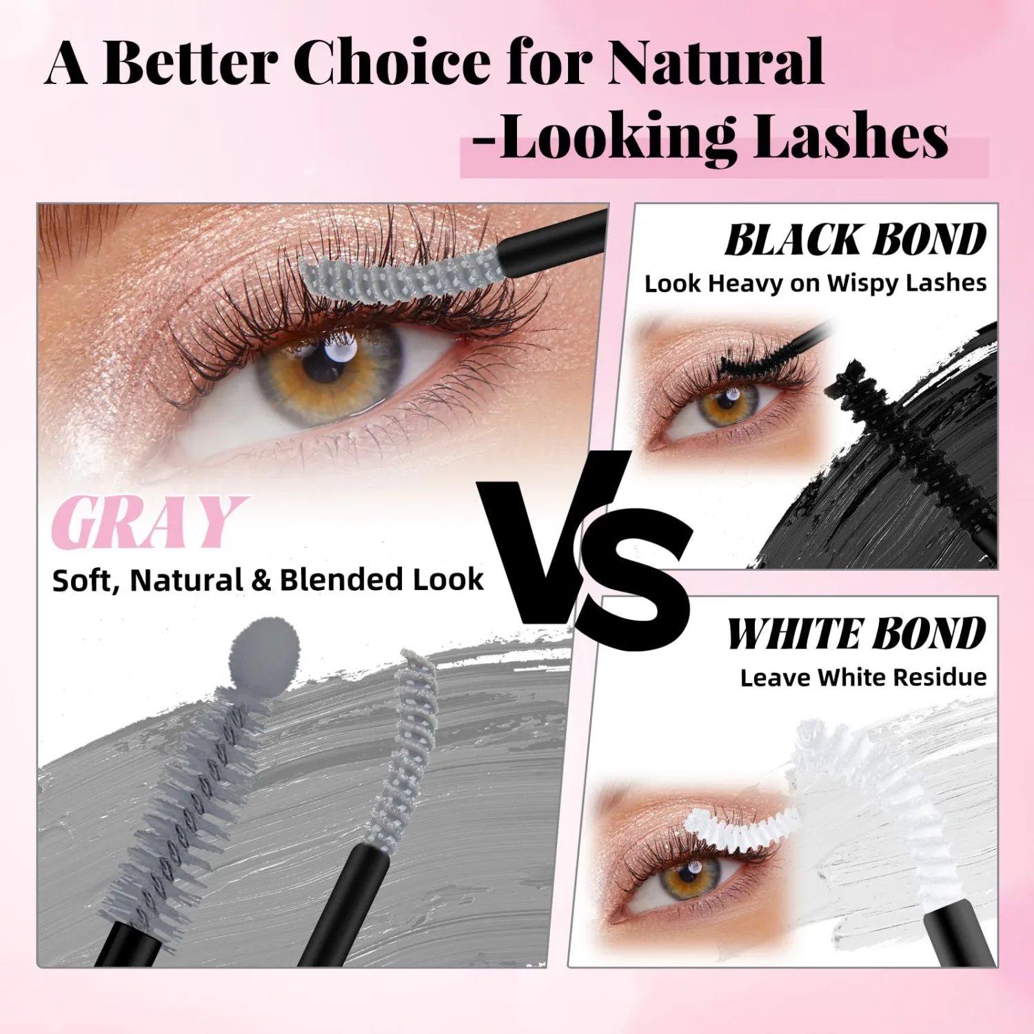 Mayhug Gray Lash Cluster Glue Kit, Bond & Seal, Remover and Tweezers
