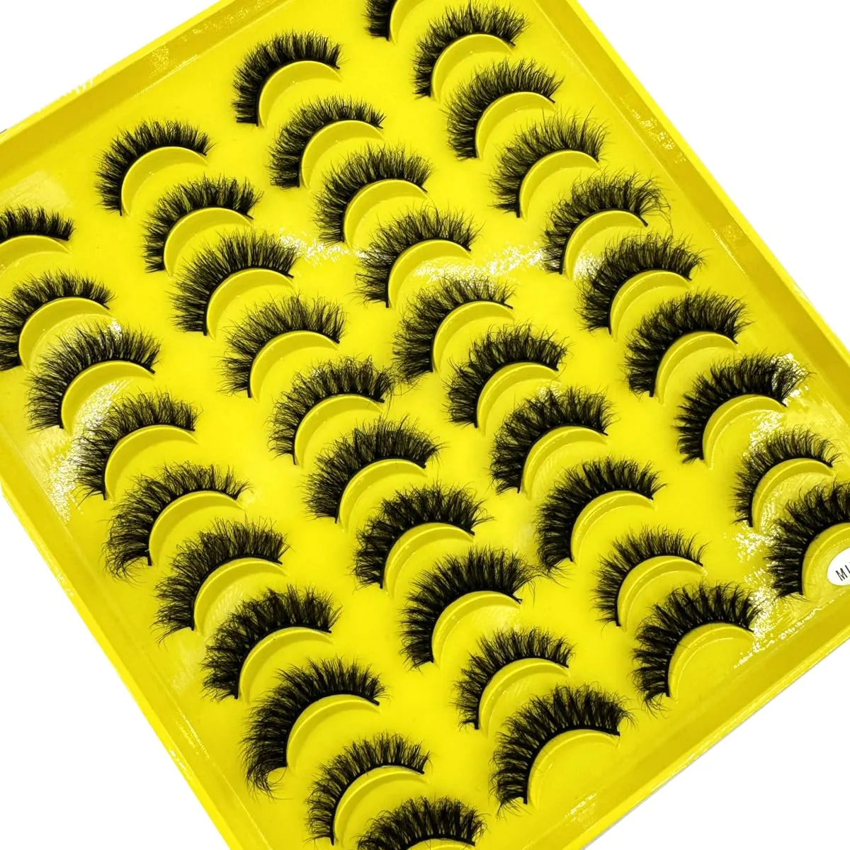 20 Pairs Faux Mink Lashes Pack Dramatic Eyelashes Thick Mixed False Lashes Lightweight Handmade Soft Volume (20pairs mix02)