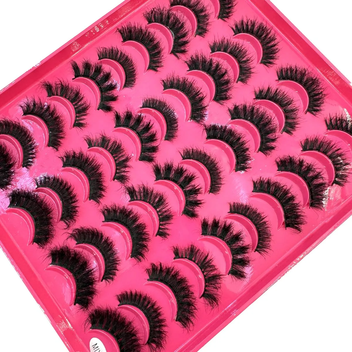 20 Pairs Faux Mink Lashes Pack Dramatic Eyelashes Thick Mixed False Lashes Lightweight Handmade Soft Volume (20pairs mix06)