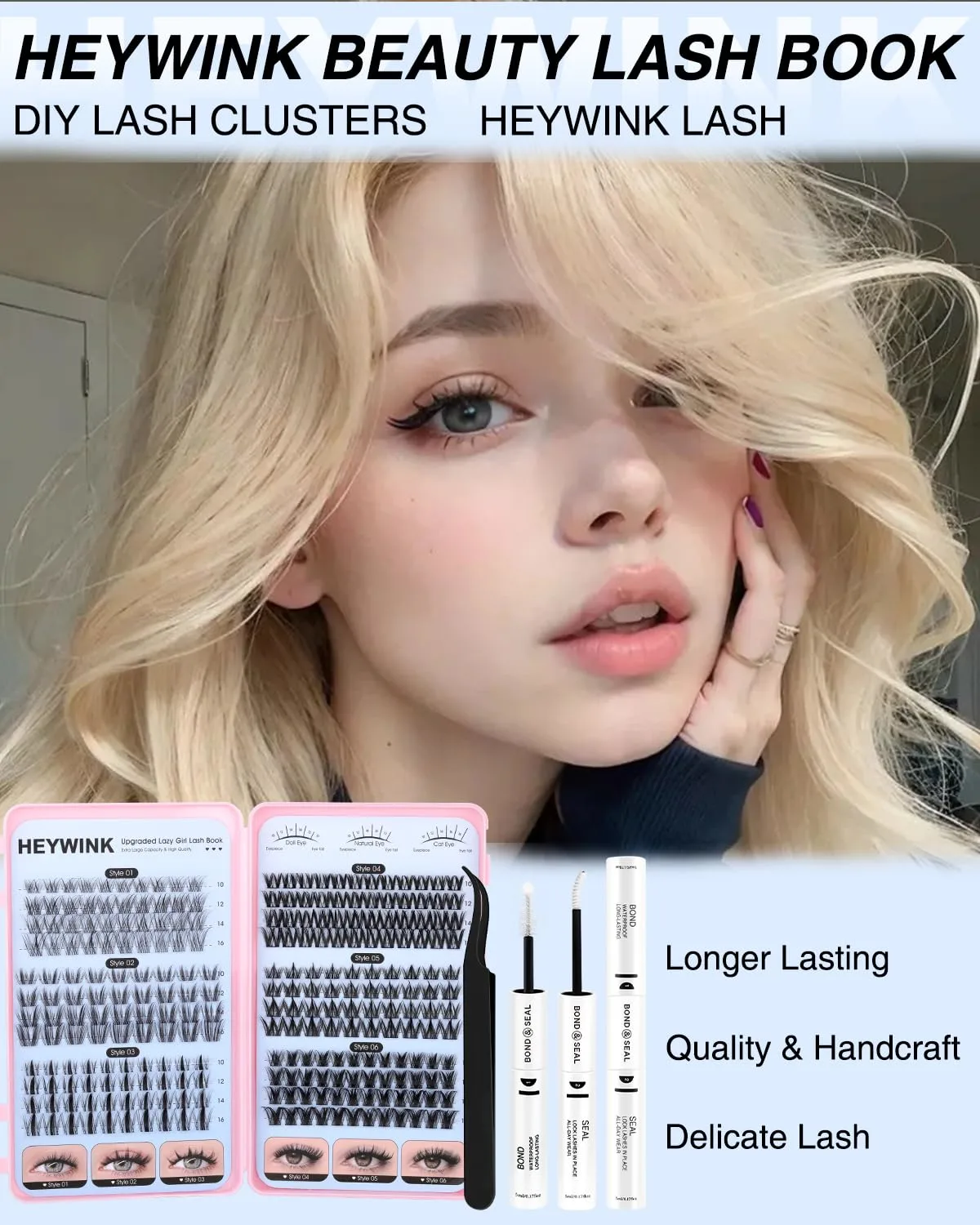 Lash Clusters Kit 10-16mm Wispy Natural Fairy Spiky Manga Eyelash