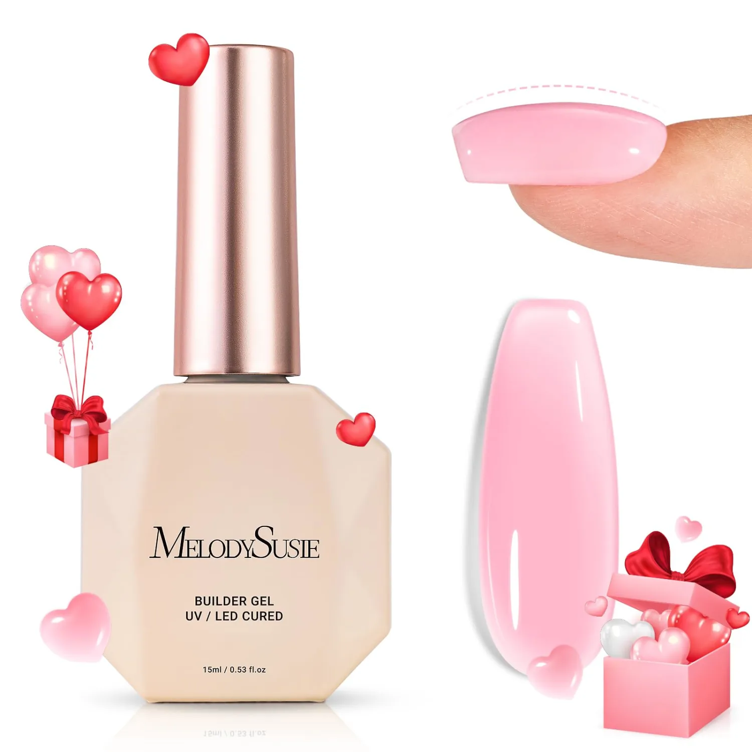 MelodySusie Pink Builder Gel