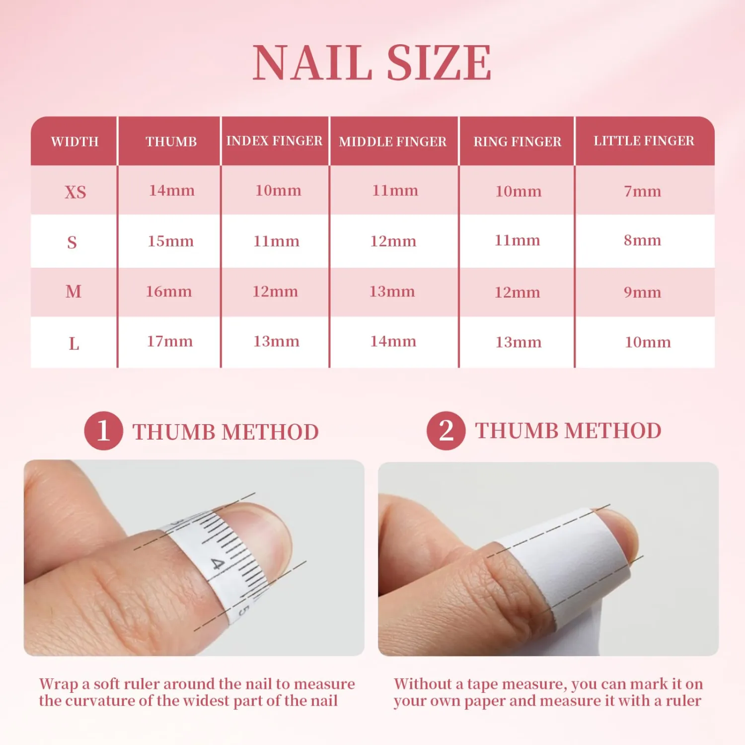 10Pcs(1Pack) Handmade Nails 30mm Size M Bling Rhinestone Brightly French Press on Nails for Women Party Holiday
