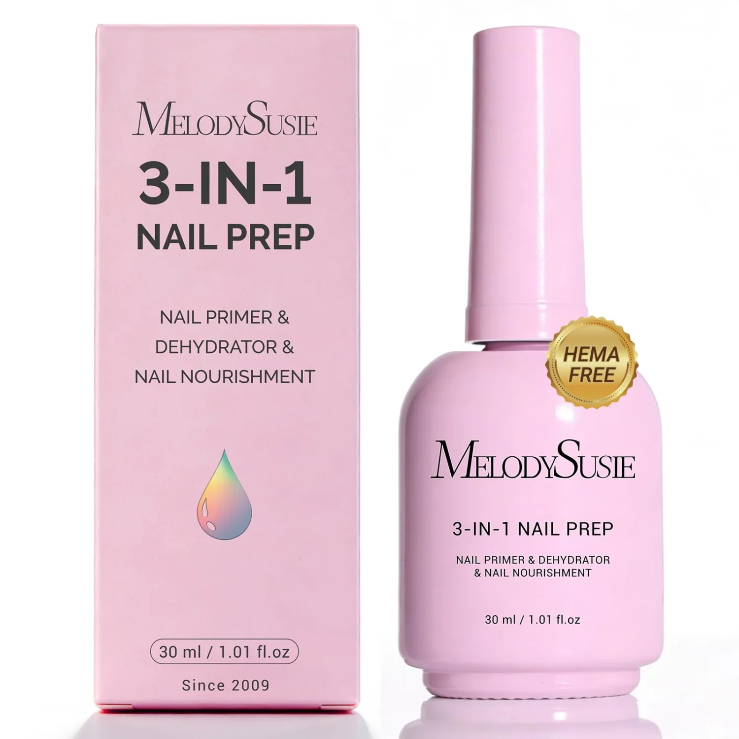 MelodySusie 30ML Nail Dehydrator and Primer 3-in-1