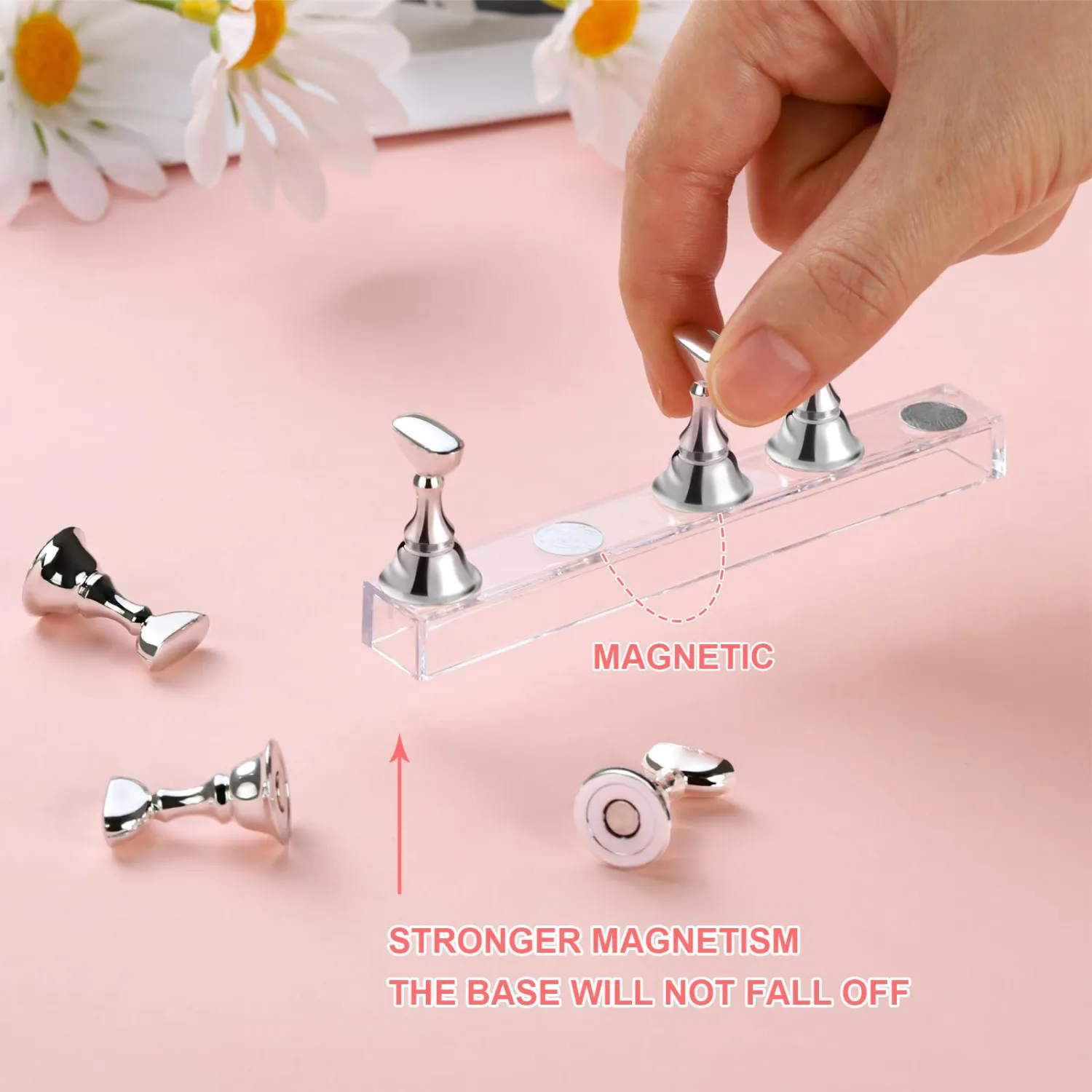 Etercycle Nail Stand Press On Nail Stands Nail Holder for Painting Nails