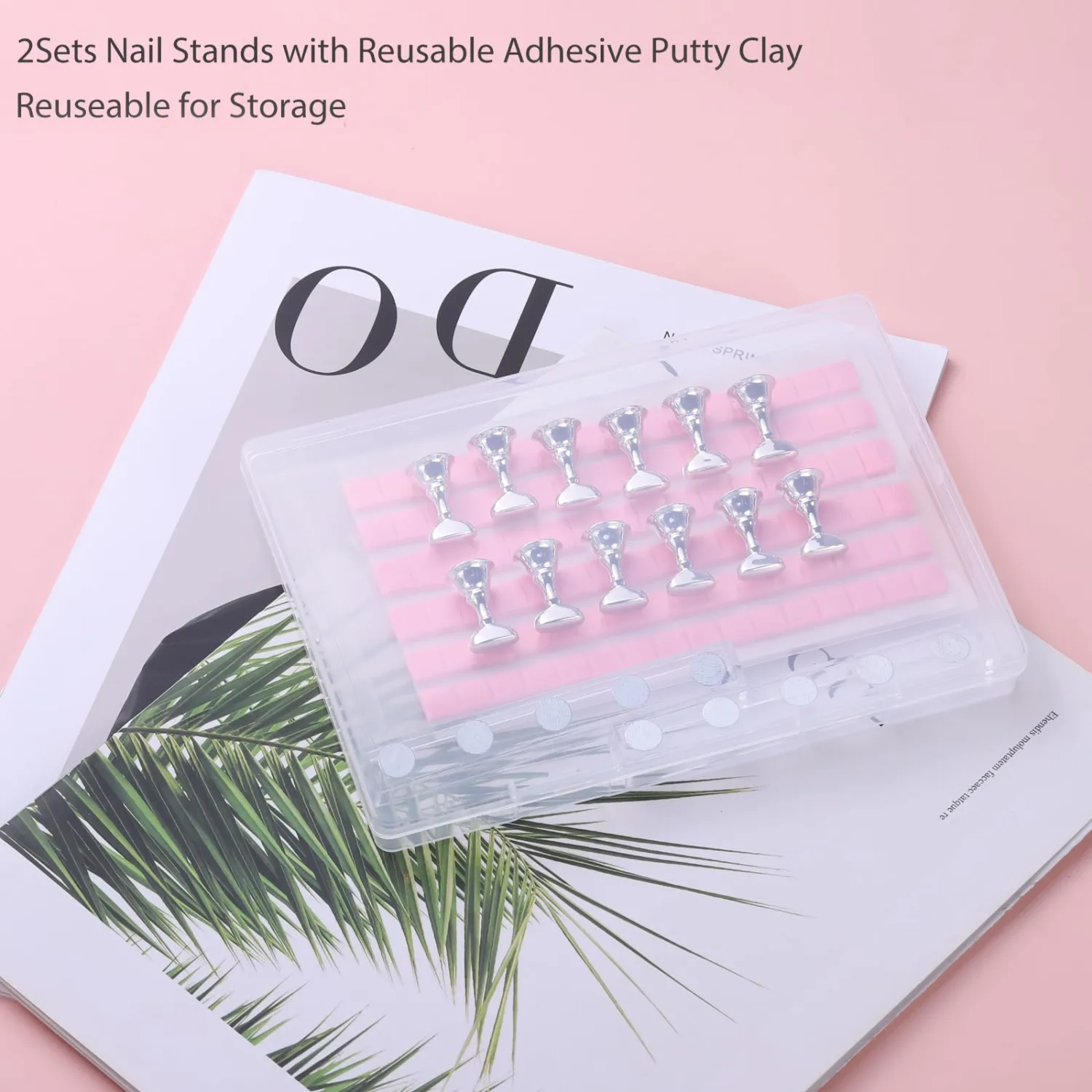 Etercycle Nail Stand Press On Nail Stands Nail Holder for Painting Nails