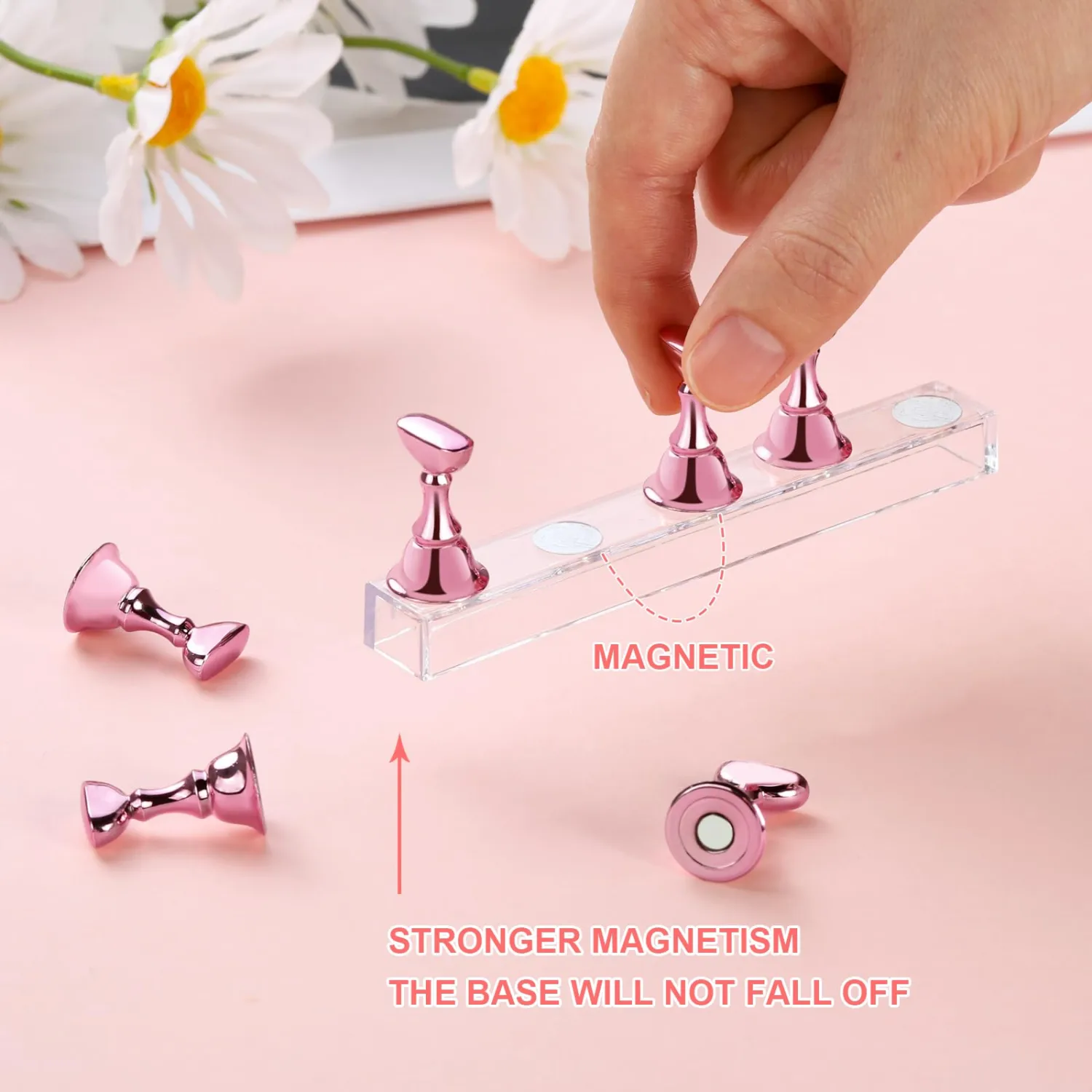 Etercycle Nail Stand Press On Nail Stands Nail Holder for Painting Nails