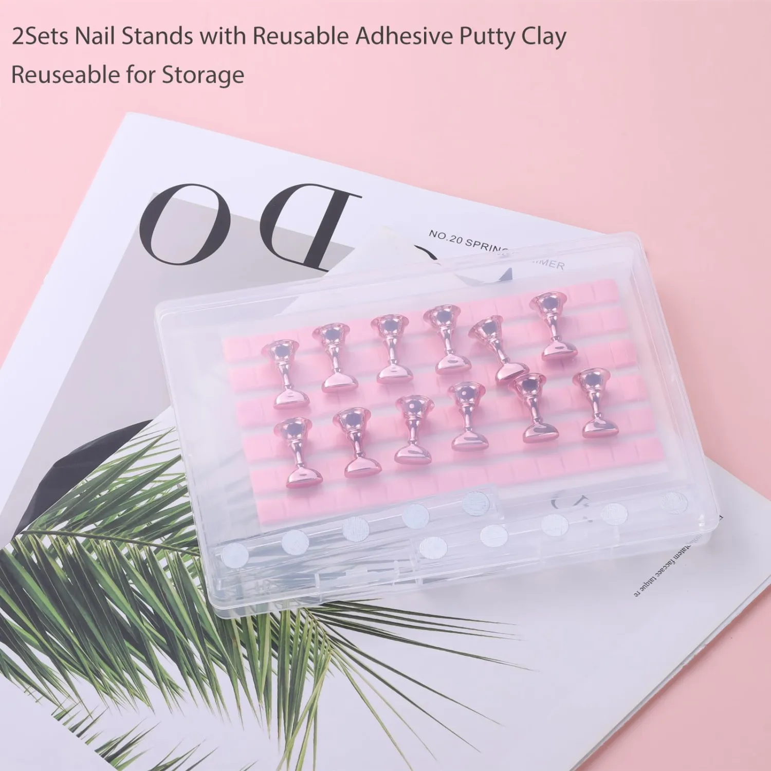 Etercycle Nail Stand Press On Nail Stands Nail Holder for Painting Nails