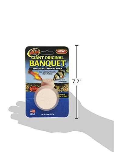 Zoo Med Laboratories AZMBB3 Giant Banquet Block Feeder, 1 Count (Pack of 2)