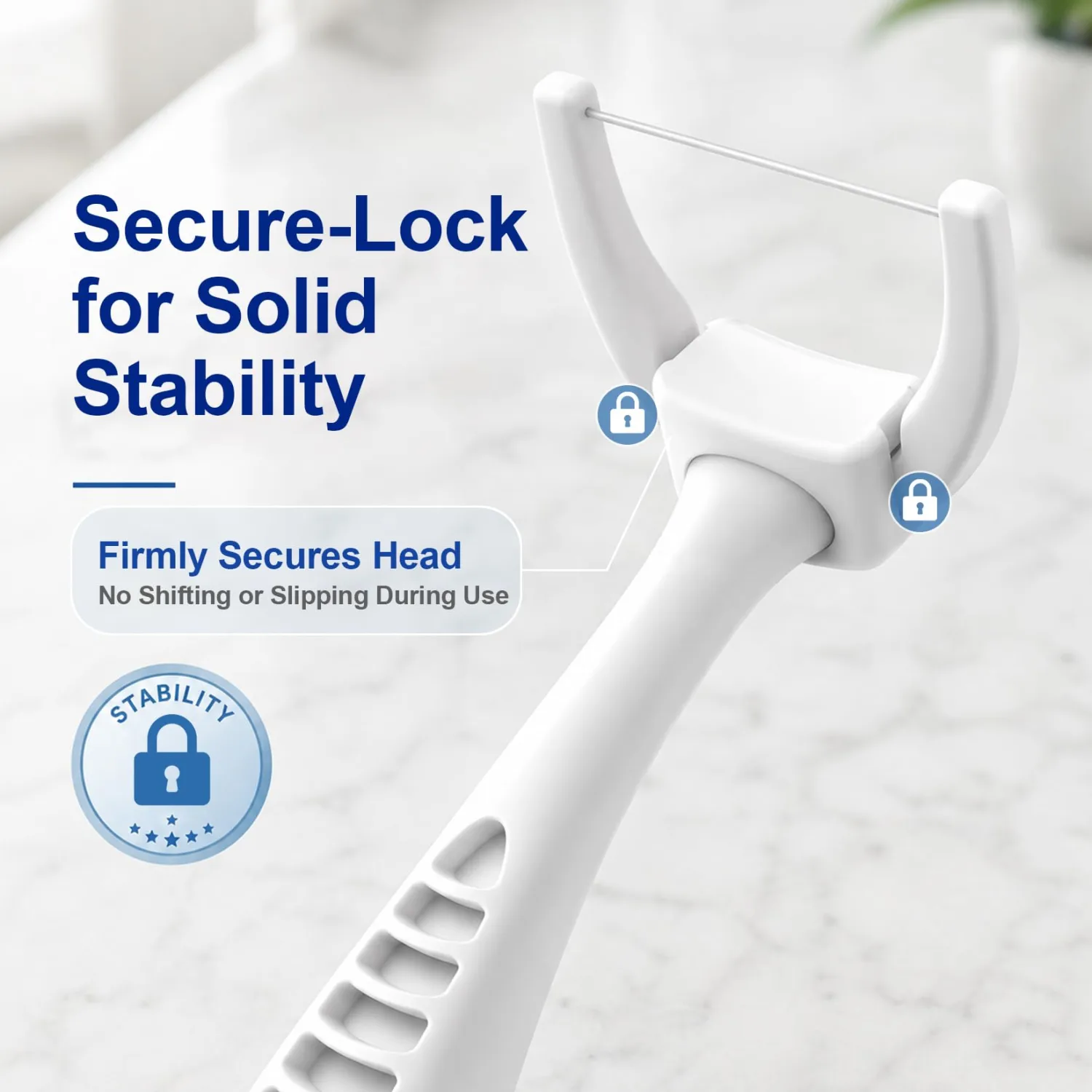 VINSULLA Reusable Flosser Kit, 1 Handle & 100 Refill Heads
