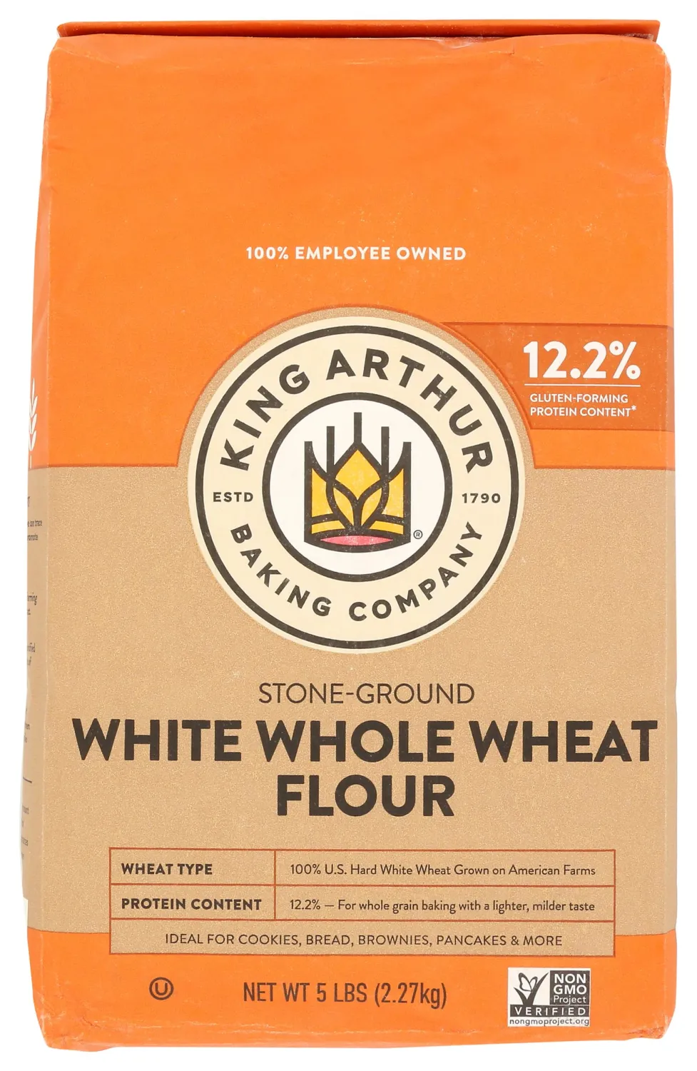 King�Arthur, Flour Whole Wheat White, 80 Ounce