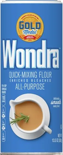 Gold Medal Wondra Quick Mixing All Purpose Flour, 13.5 oz. (Pack of 2)