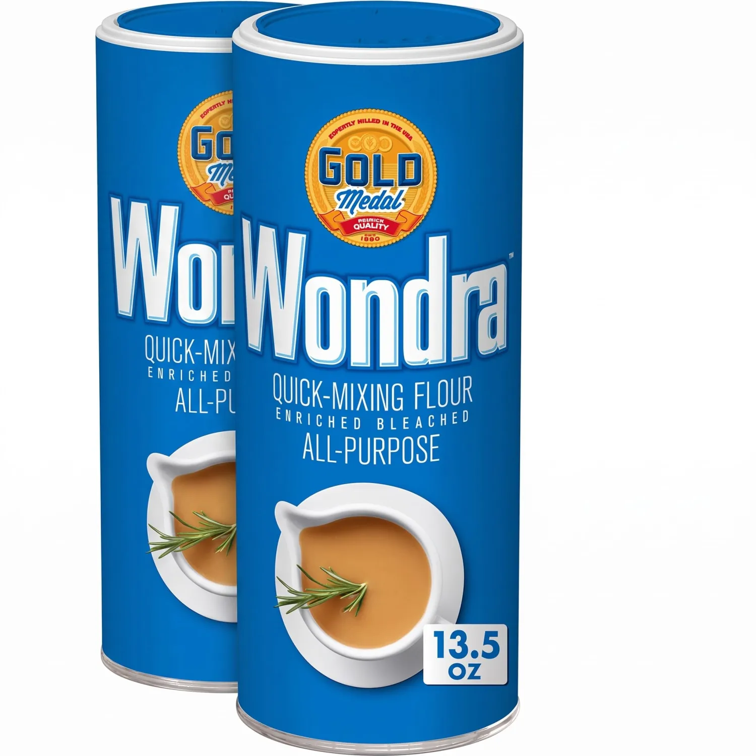 Gold Medal Wondra Quick Mixing All Purpose Flour, 13.5 oz. (Pack of 2)