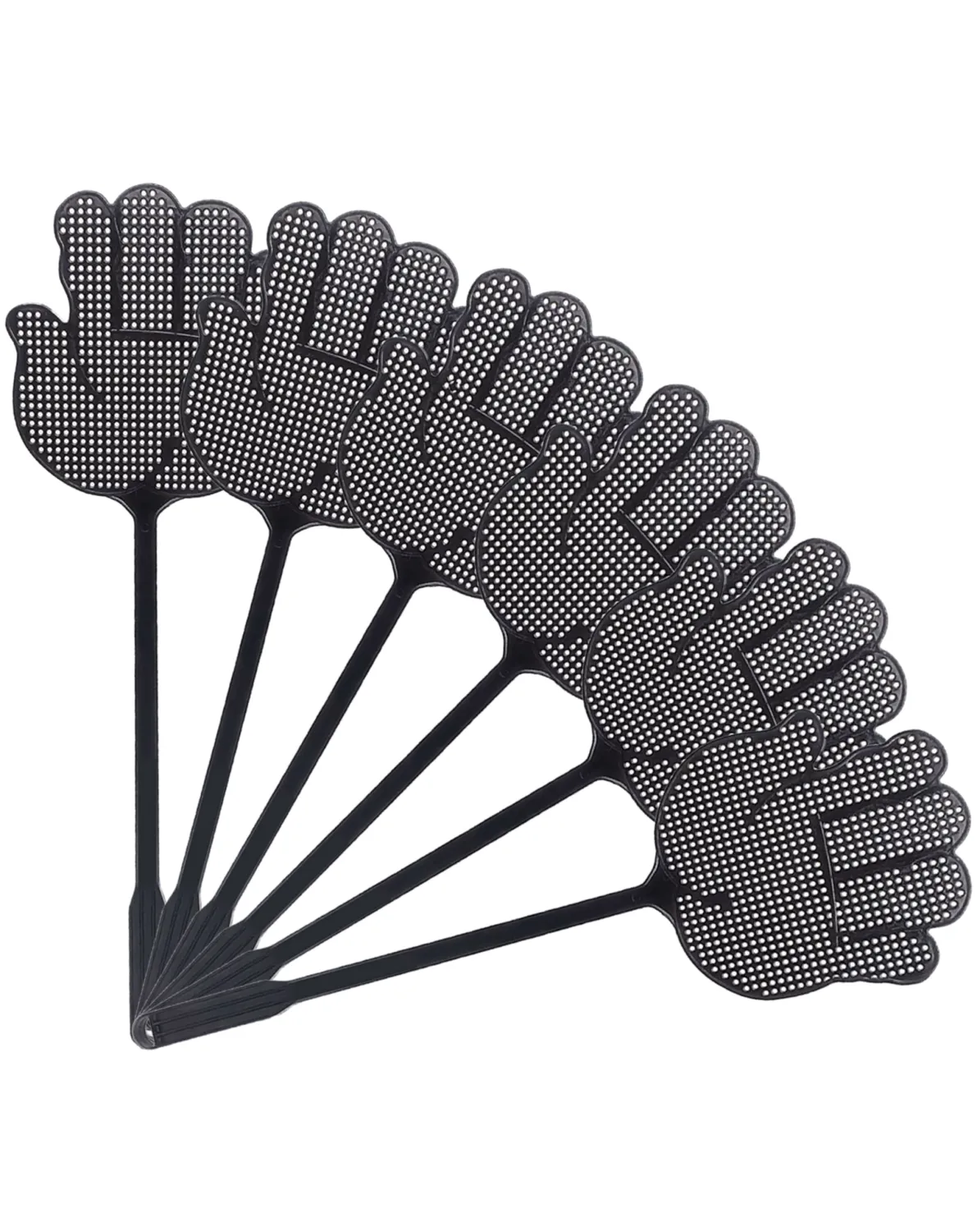 Heavy Duty Fly Swatter for Indoors/Outdoor, Fly Swatters 6 Pack, Palm Shape
