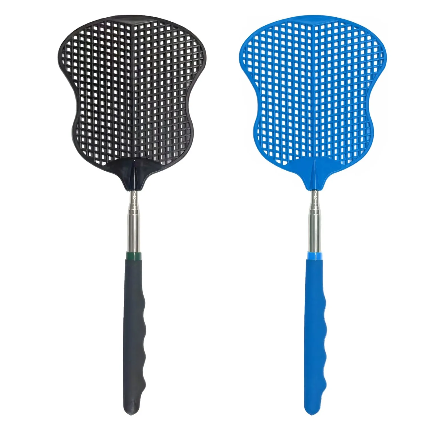 MYSTICHOME Fly Swatter 2PCS Black+Blue