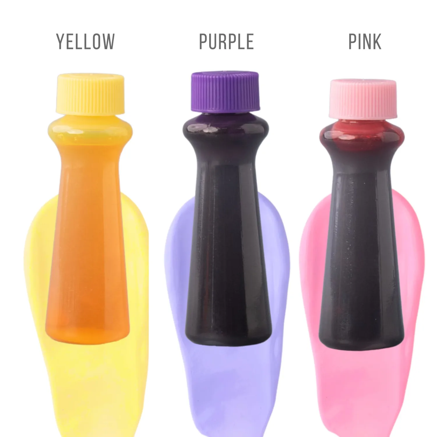 Sweets Indeed Dye Free Food Coloring, Pink Purple Yellow, 1.01 oz