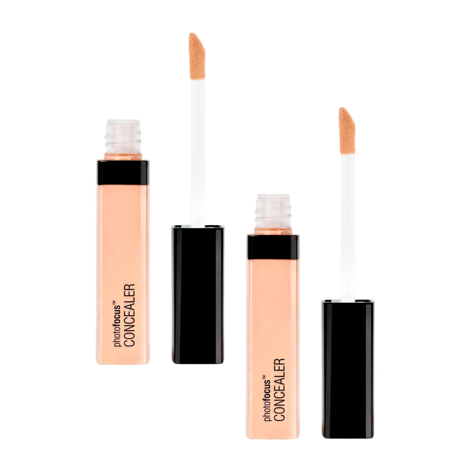 Wet n Wild Photo Focus Concealer, Light Ivory, Under Eyes, Makeup, Blemish, Full Coverage, Lightweight (Pack of 2)