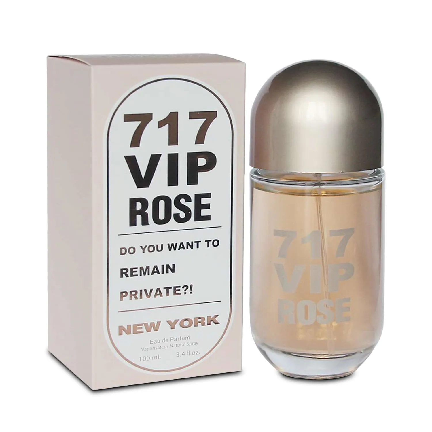 AFLUXE 717VIP Rose Women's EDP, Sweet Irresistible Scent 3.4 Fl Oz