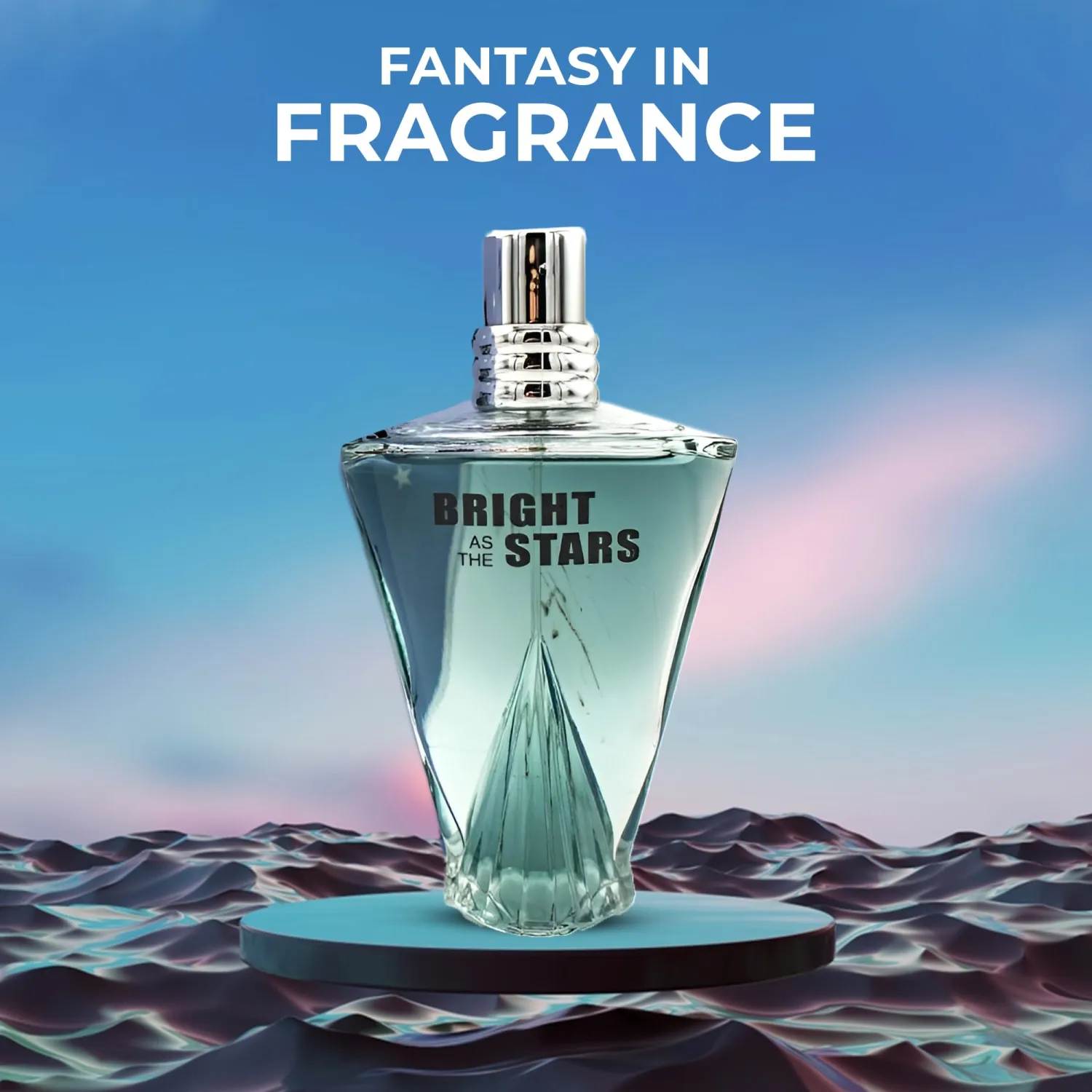 AFLUXE Bright As The Stars Women's EDP, Radiant Captivating 3.4 Oz