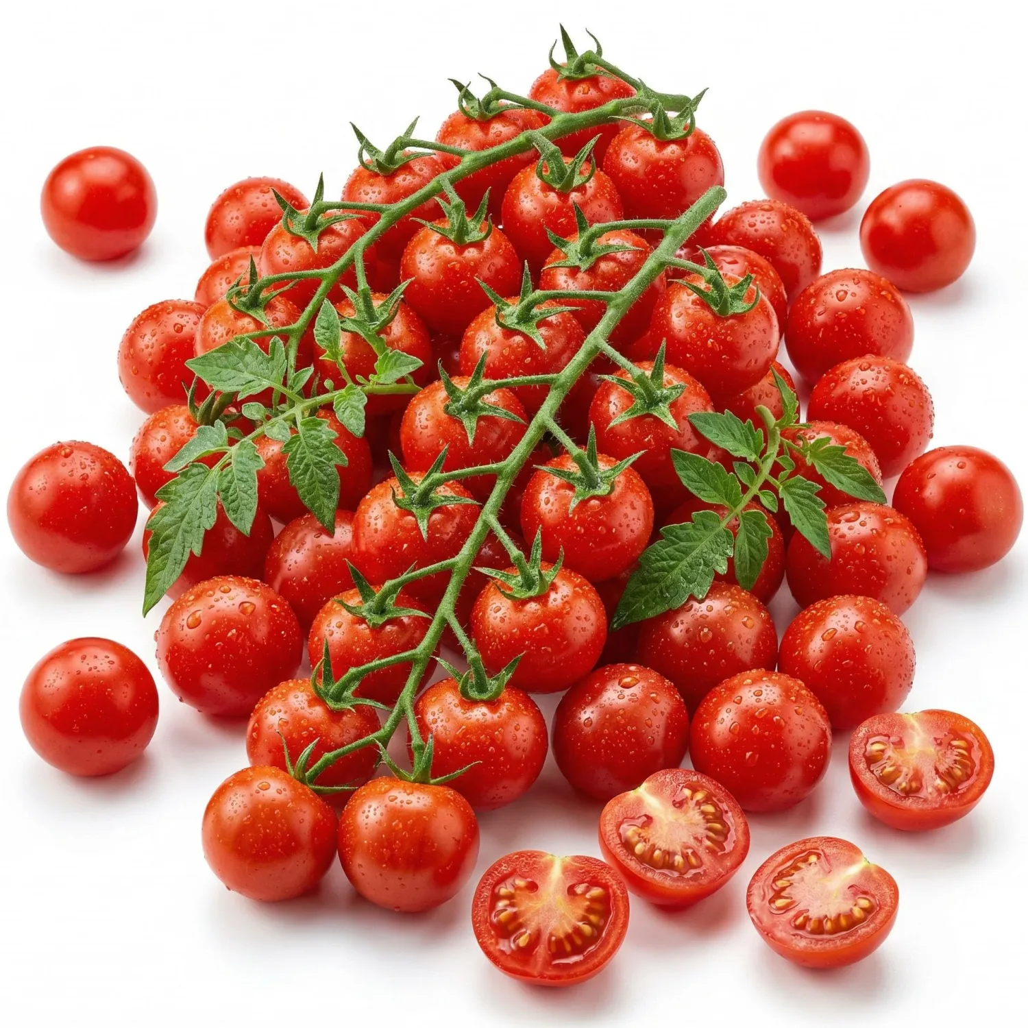300 Small Red Cherry Tomato Seeds for Planting - Sweet Bite-Size Heirloom Indeterminate, Non-GMO, USA Grown by RDR Seeds
