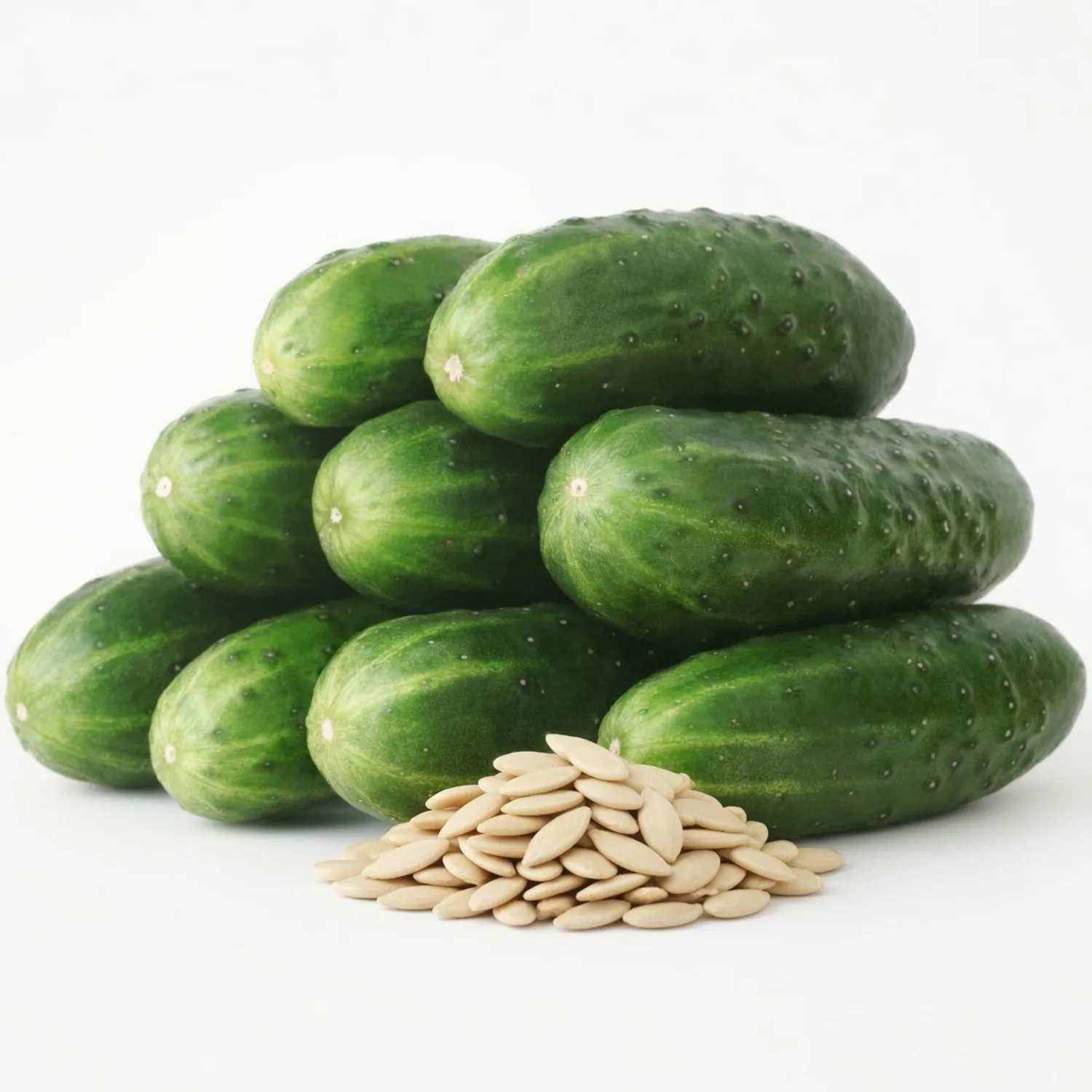 50 Cucumber Seeds for Planting - Heirloom, Straight Eight