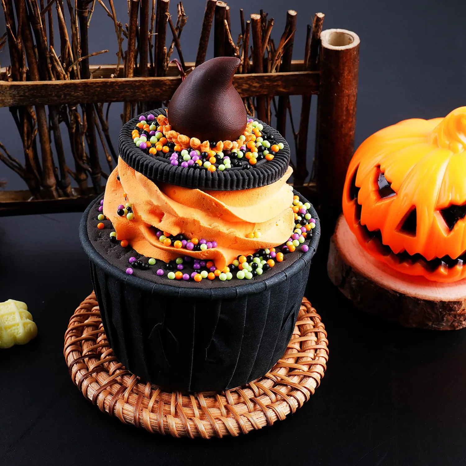 Halloween Nonpareils Sprinkles - 4.6oz Edible 2mm Pearl Sprinkles