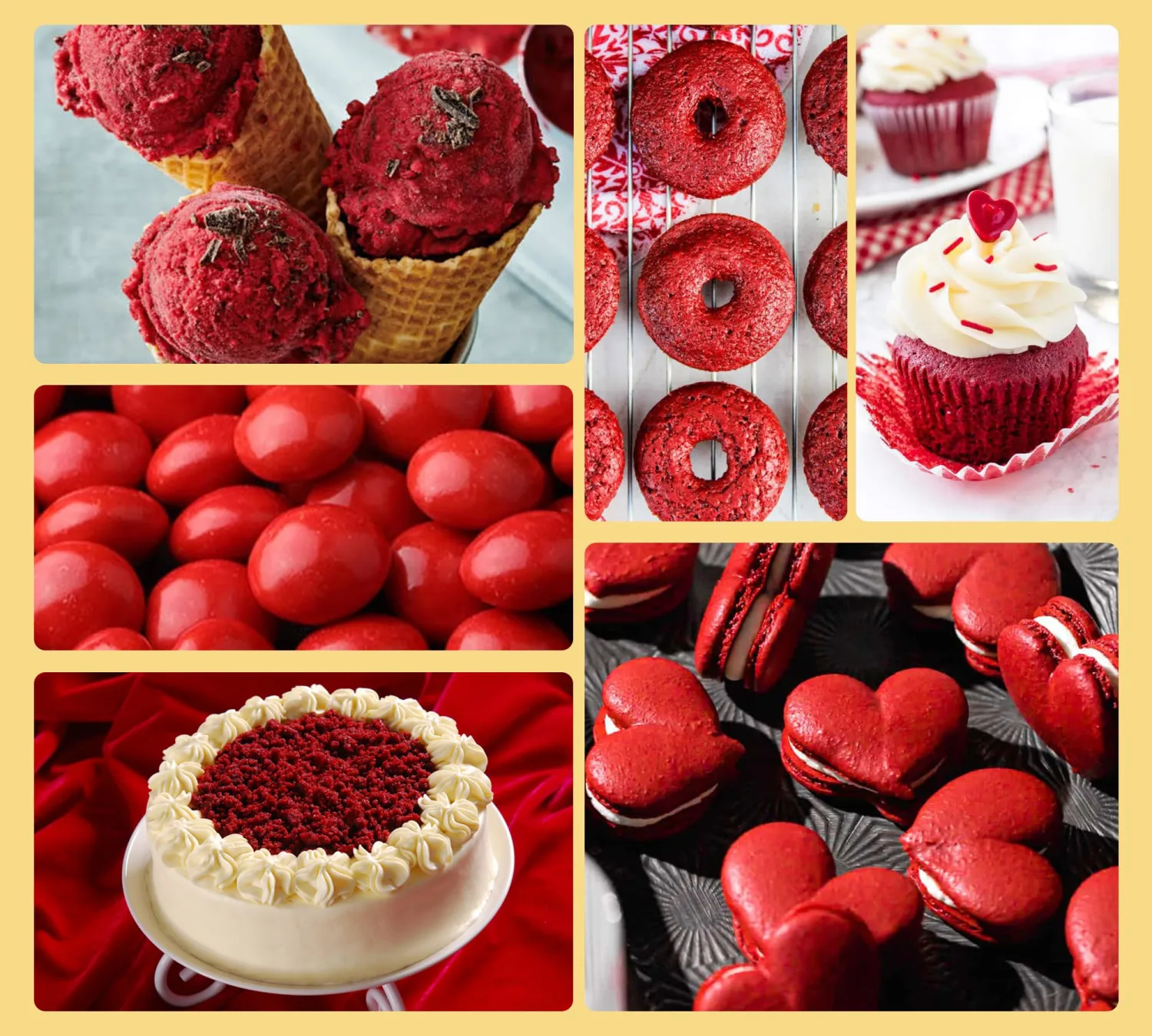 Xmas Red Gel Food Coloring,65mlx2 Food Grade Gel Based Food Dye for Baking