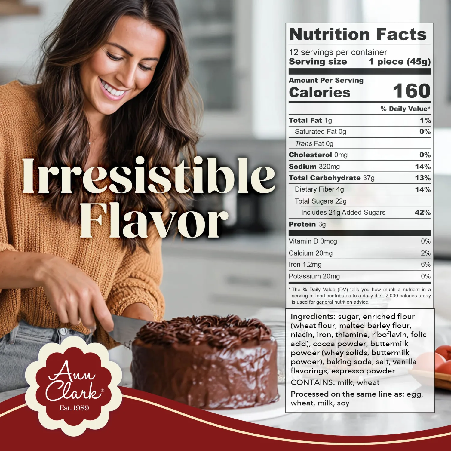 Ann Clark Chocolate Cake Mix, 19 oz