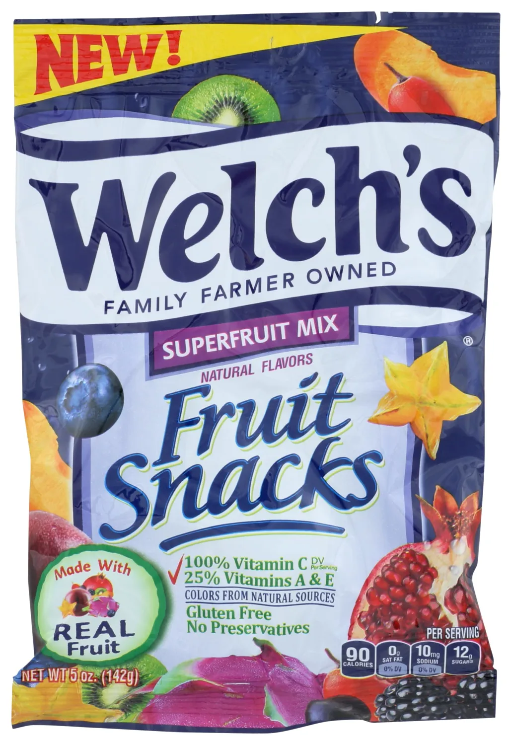 Welchs, Welchs Fruit Snacks Superfruit, 5 Ounce