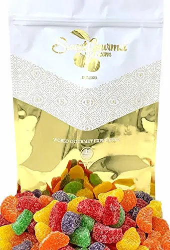 SweetGourmet Assorted Fruit Slices | Bulk Jelly Candy | 4 Pounds