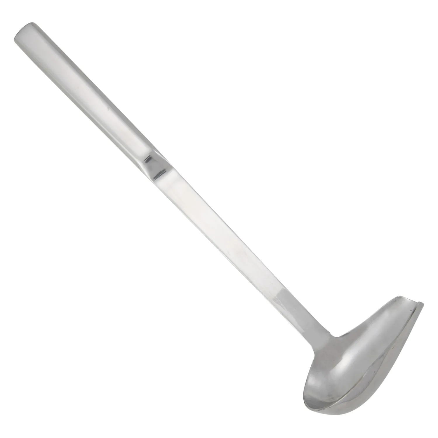 Winco 1 oz Spout Stainless Steel Ladle