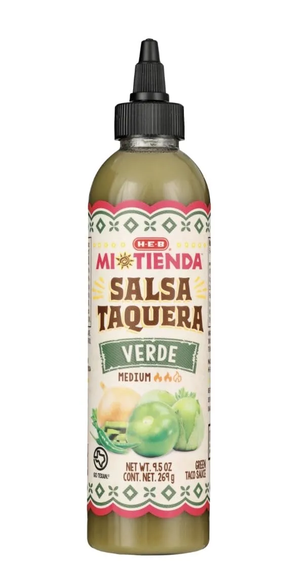 HEB Mi Tienda Salsa (Taquera Verde/Green Medium 9.5oz)