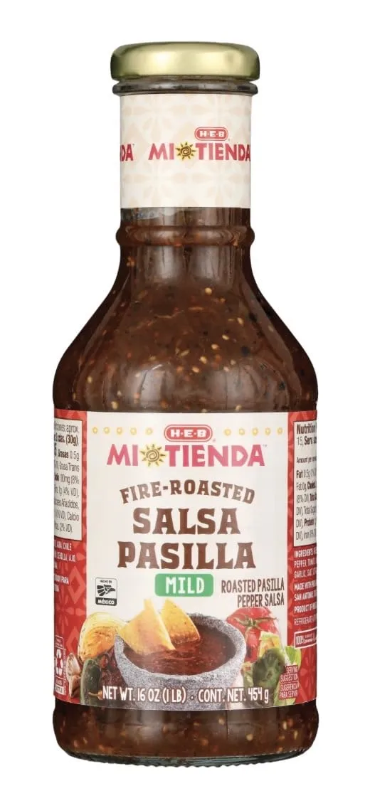 HEB Mi Tienda Salsa (Fire Roasted Pasilla Mild 16oz)