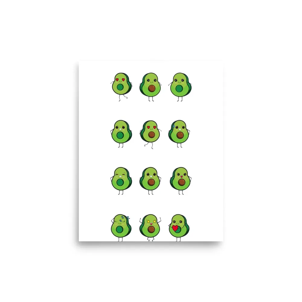 Guacamole Avocado Guac Is Extra Mexican Food Cinco De Mayo Unframed Poster