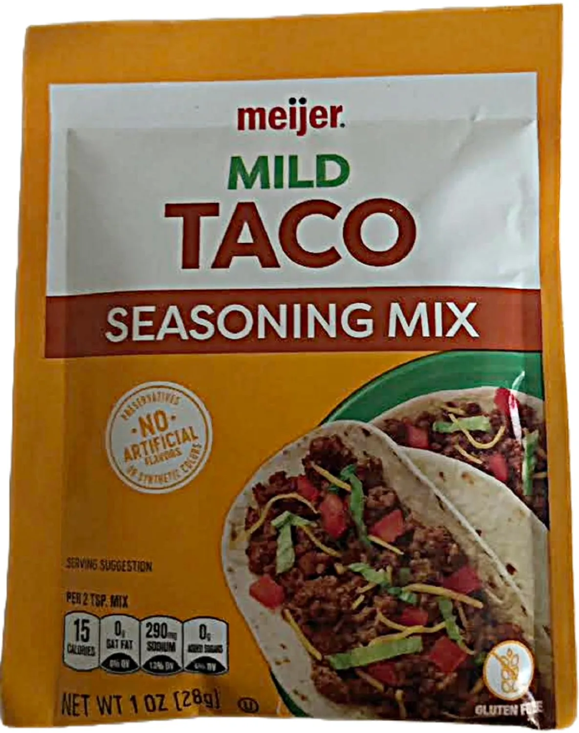 Taco Seasoning Mix 4-1 Ounce Individual Packets (Mild)