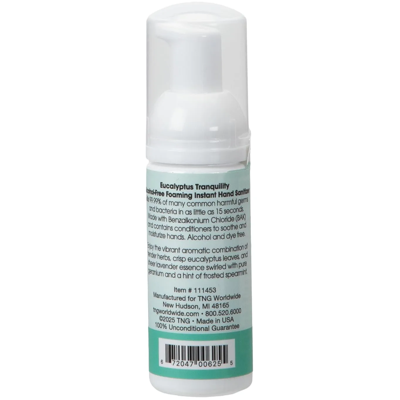 ForPro Foaming Instant Hand Sanitizer, 1.7oz, Eucalyptus Tranquility