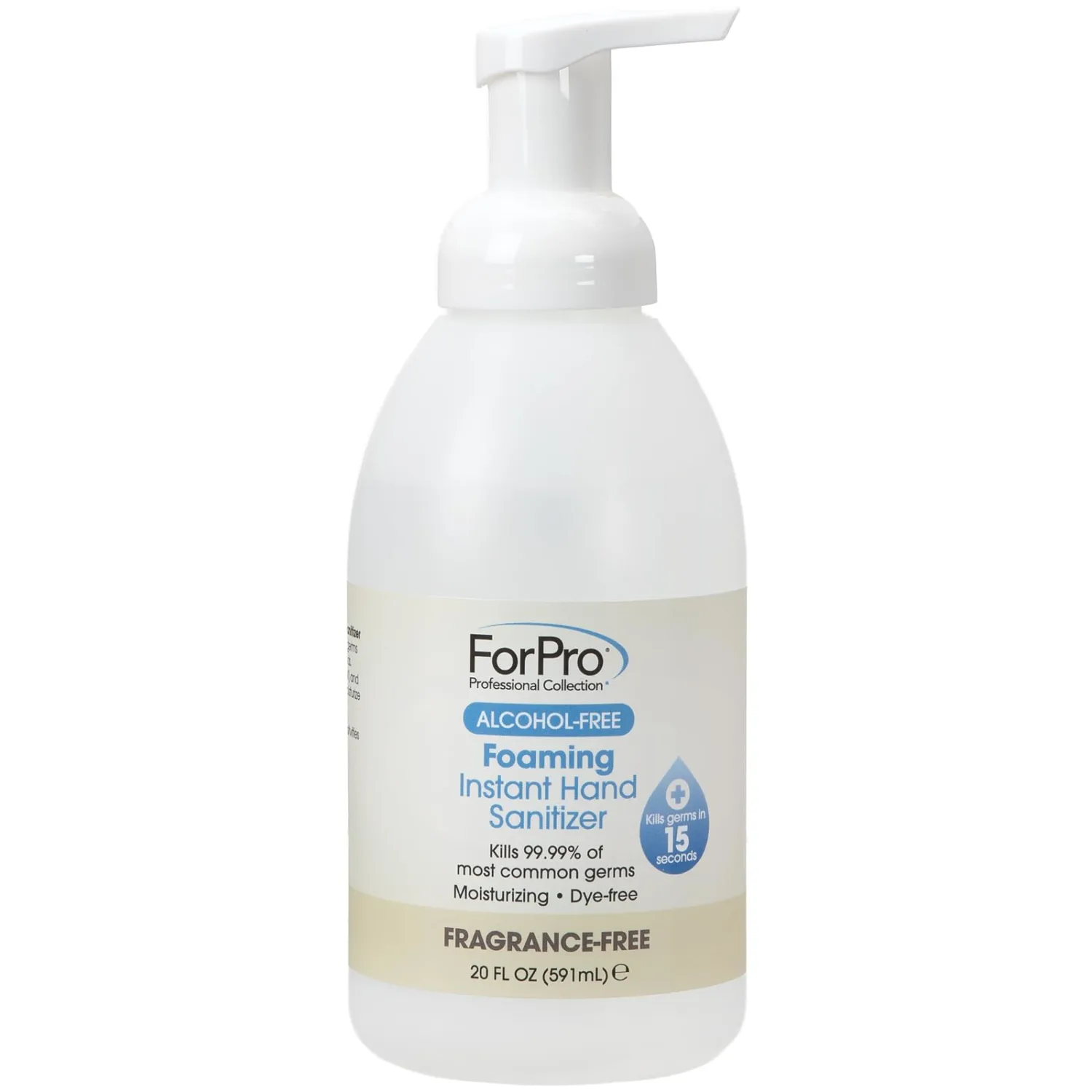 ForPro Foaming Instant Hand Sanitizer, 20oz, Fragrance Free