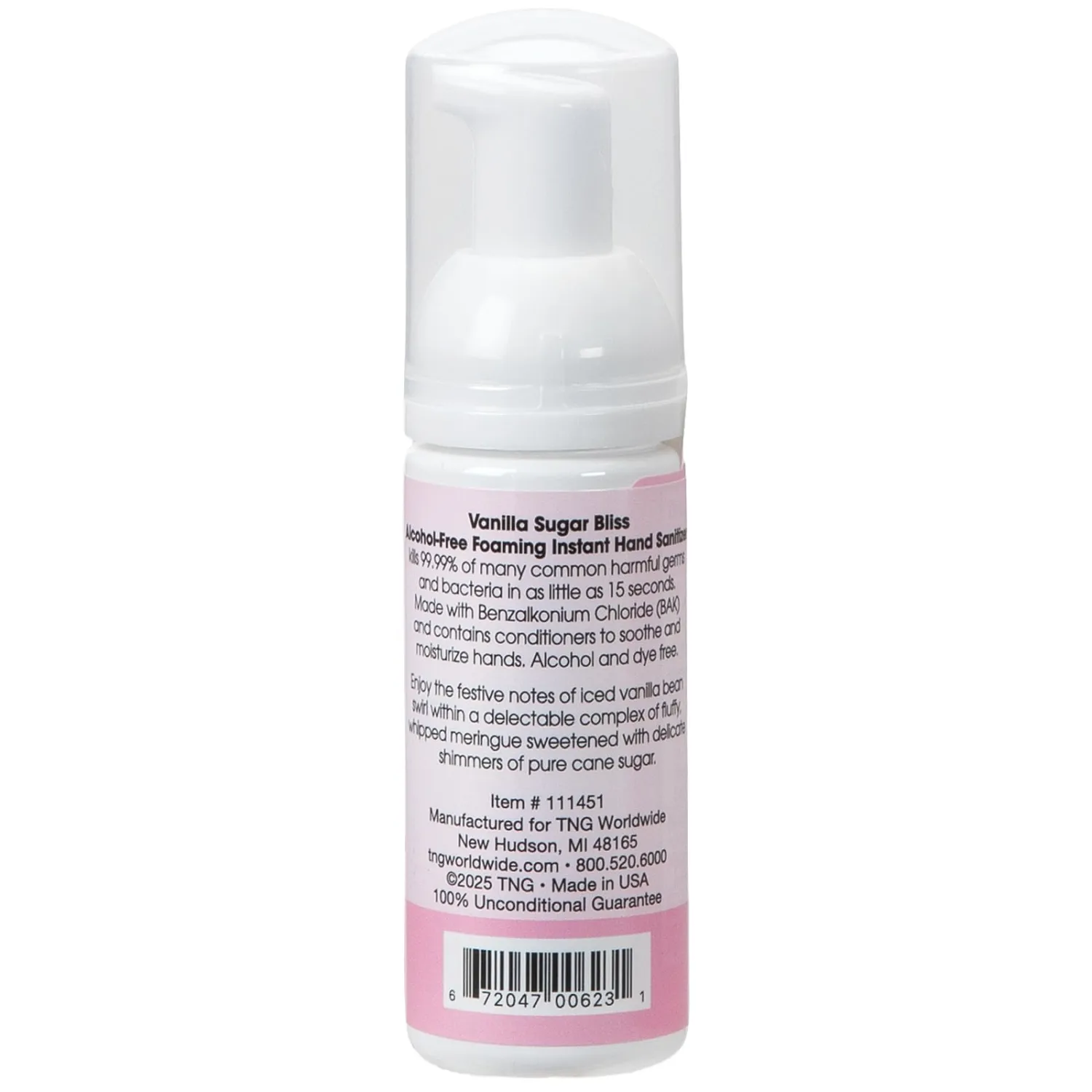 ForPro Foaming Instant Hand Sanitizer, 1.7oz, Vanilla Sugar Bliss
