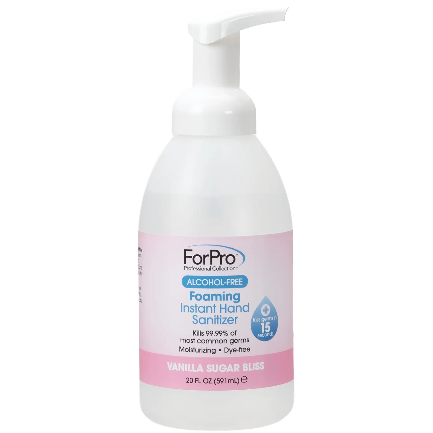 ForPro Foaming Instant Hand Sanitizer, 20oz, Vanilla Sugar Bliss