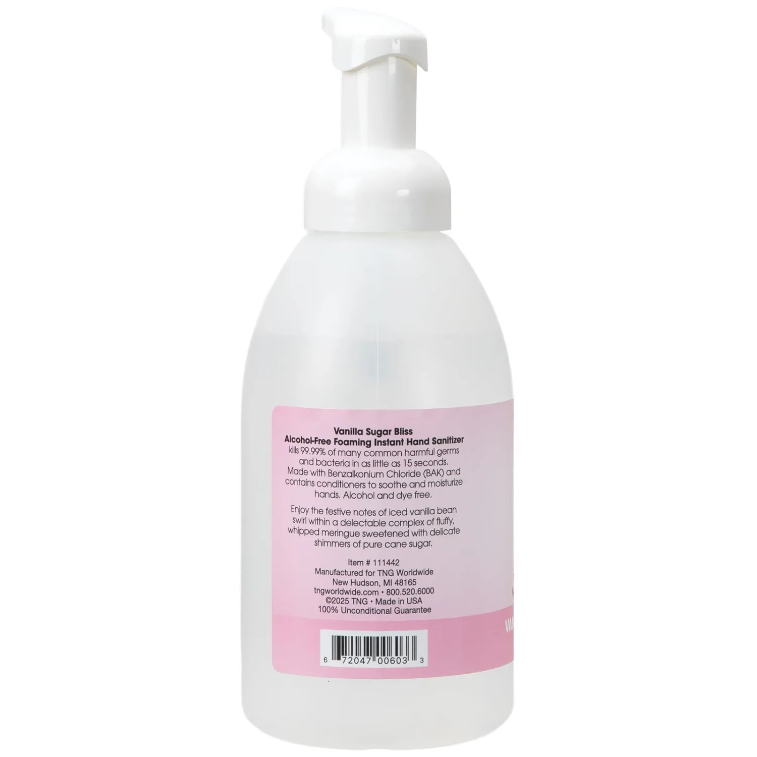 ForPro Foaming Instant Hand Sanitizer, 20oz, Vanilla Sugar Bliss