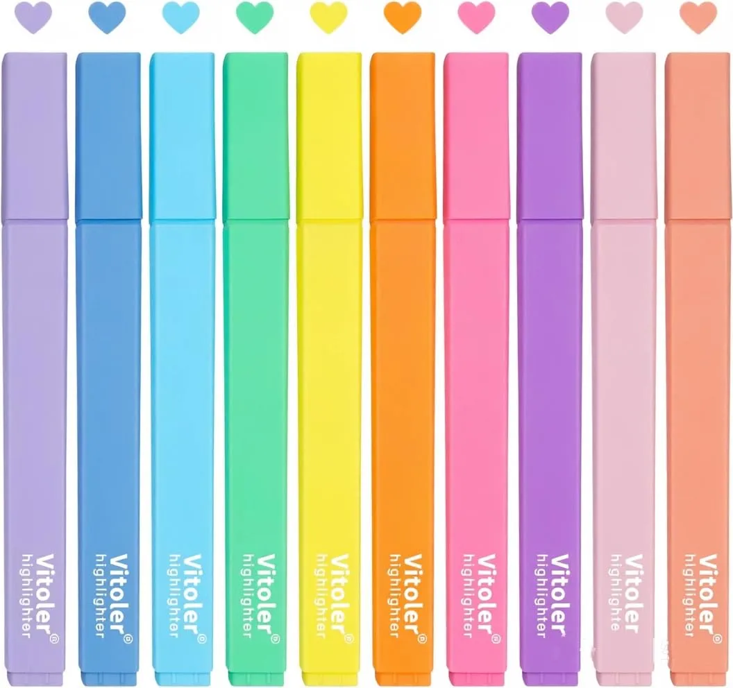 Bible Highlighters, Assorted Color, No Bleed School Supplie