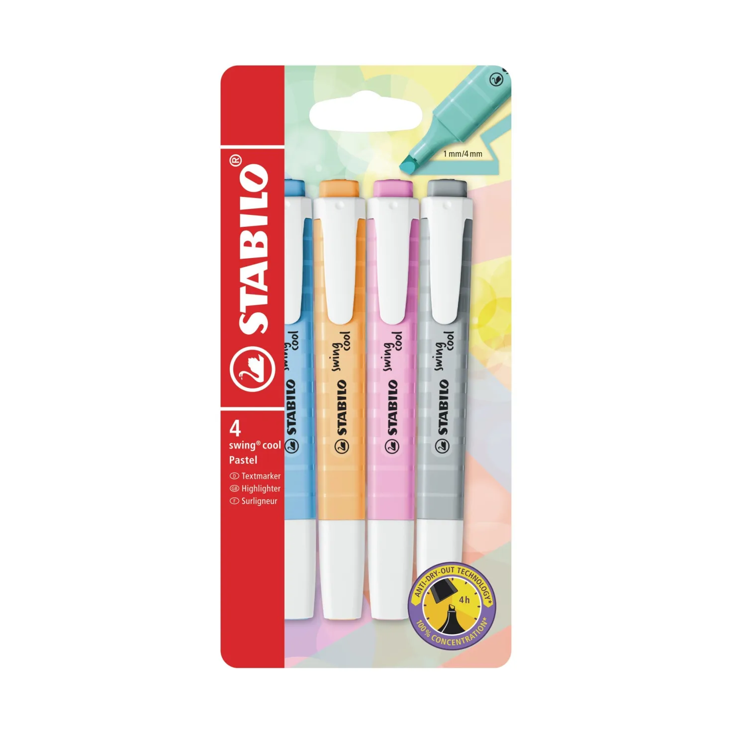 STABILO highlighter swing cool Pastel