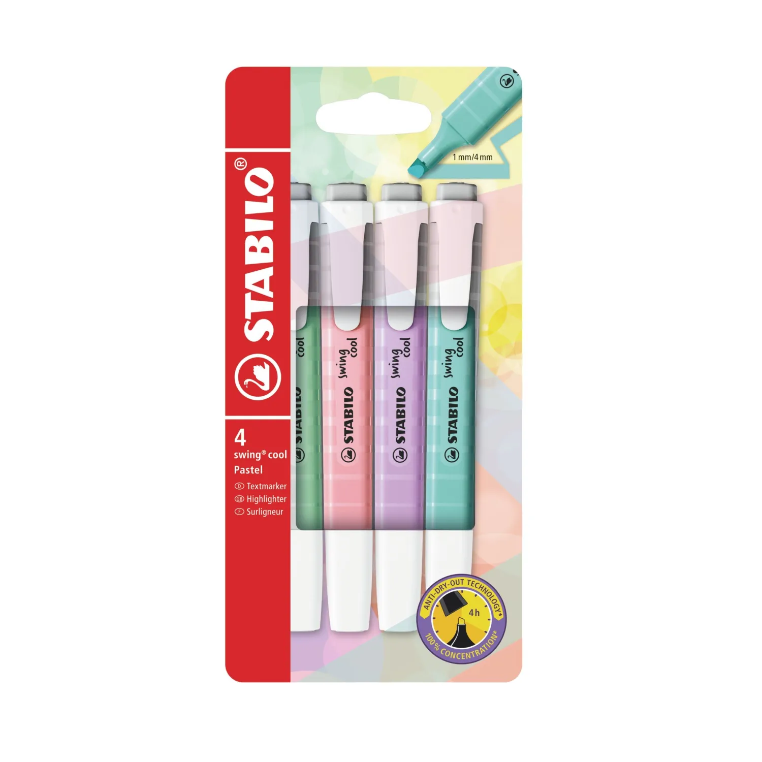 STABILO highlighter swing cool Pastel