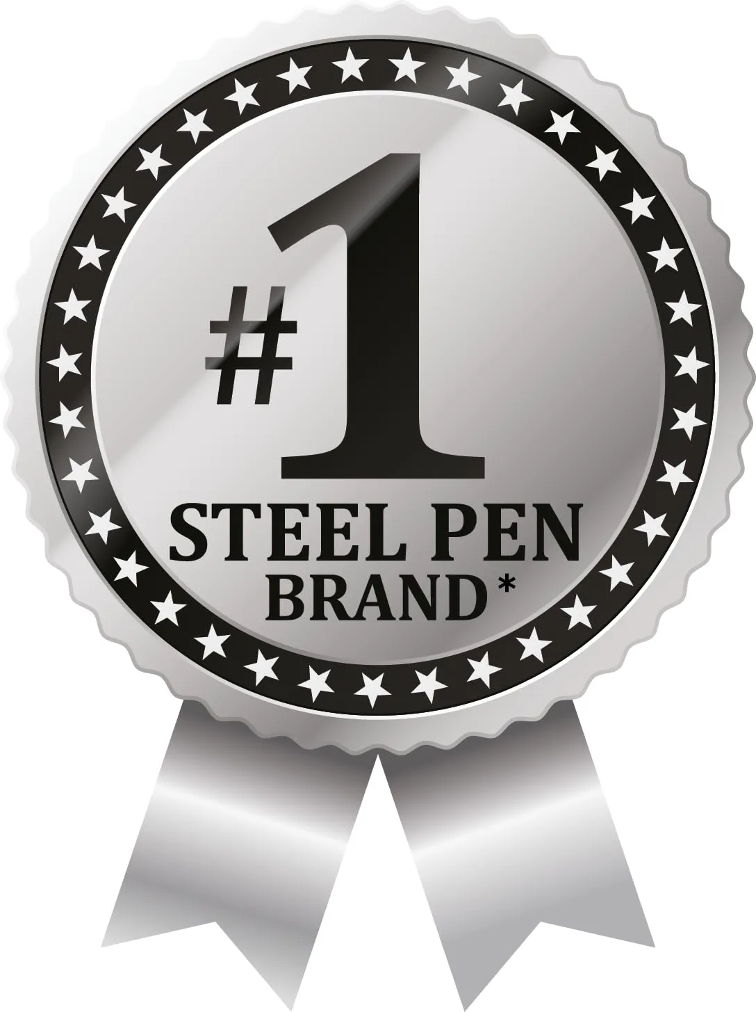 Zebra Pen STEEL F-701 Retractable Ballpoint Pen, Black Ink, 0.8mm, 1-Pack