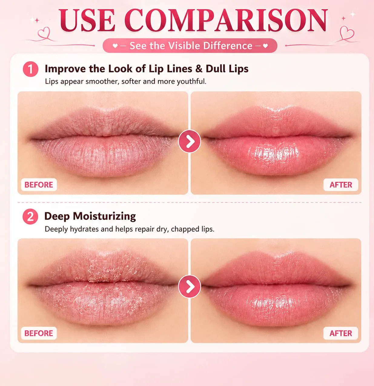 4PCS Honey Lip Balm,Bee Lip Balm Honey Pot,Lip Sleeping Mask