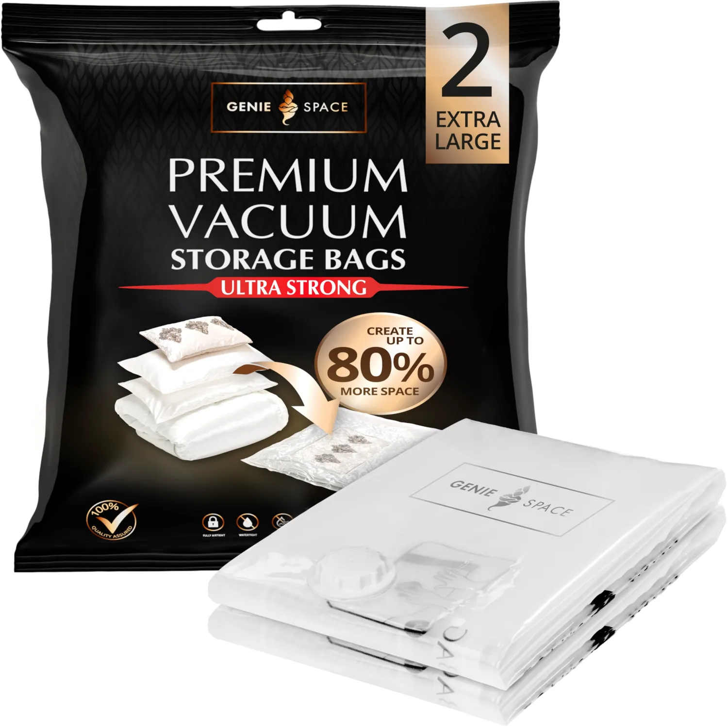 Genie Space - Premium Bags - Extra Large - 2 Pack