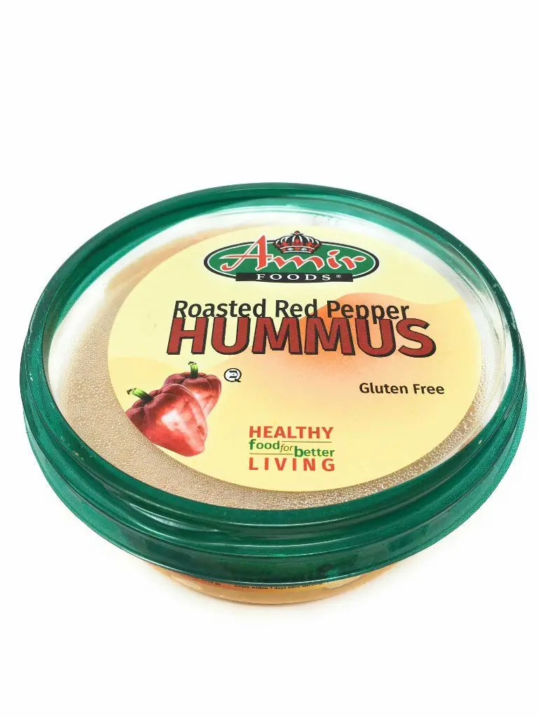 Amir Foods, Hummus Roasted Red Pepper, 16 Ounce