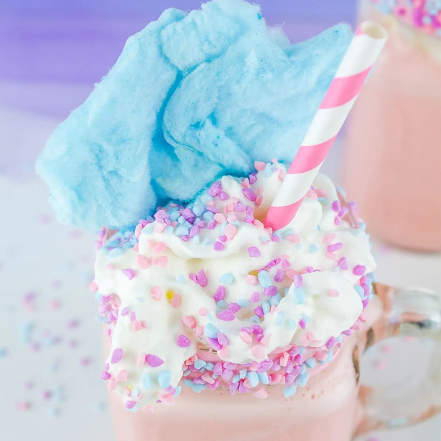 Bakebright Cotton Candy Crunch Crumbles Topping | Tasty Ice Cream Dessert Topping Crunch Coat Toppings for Ice Cream Bar Topper