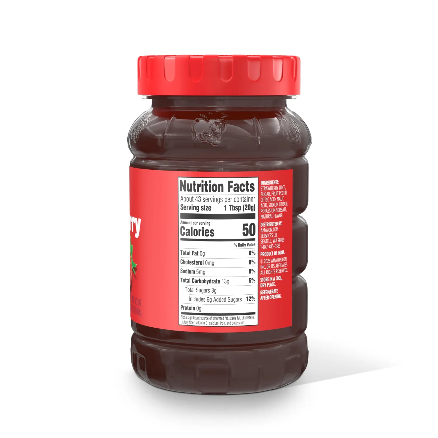 Amazon Saver, Strawberry Jelly, 30 Oz