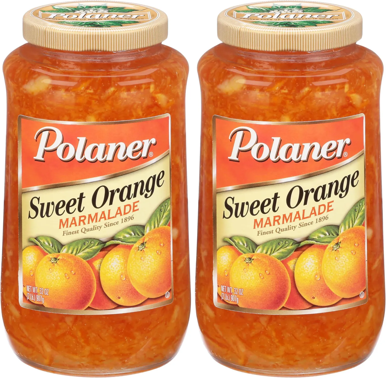 Polaner Orange Marmalade, 32 Ounce (Pack of 2)