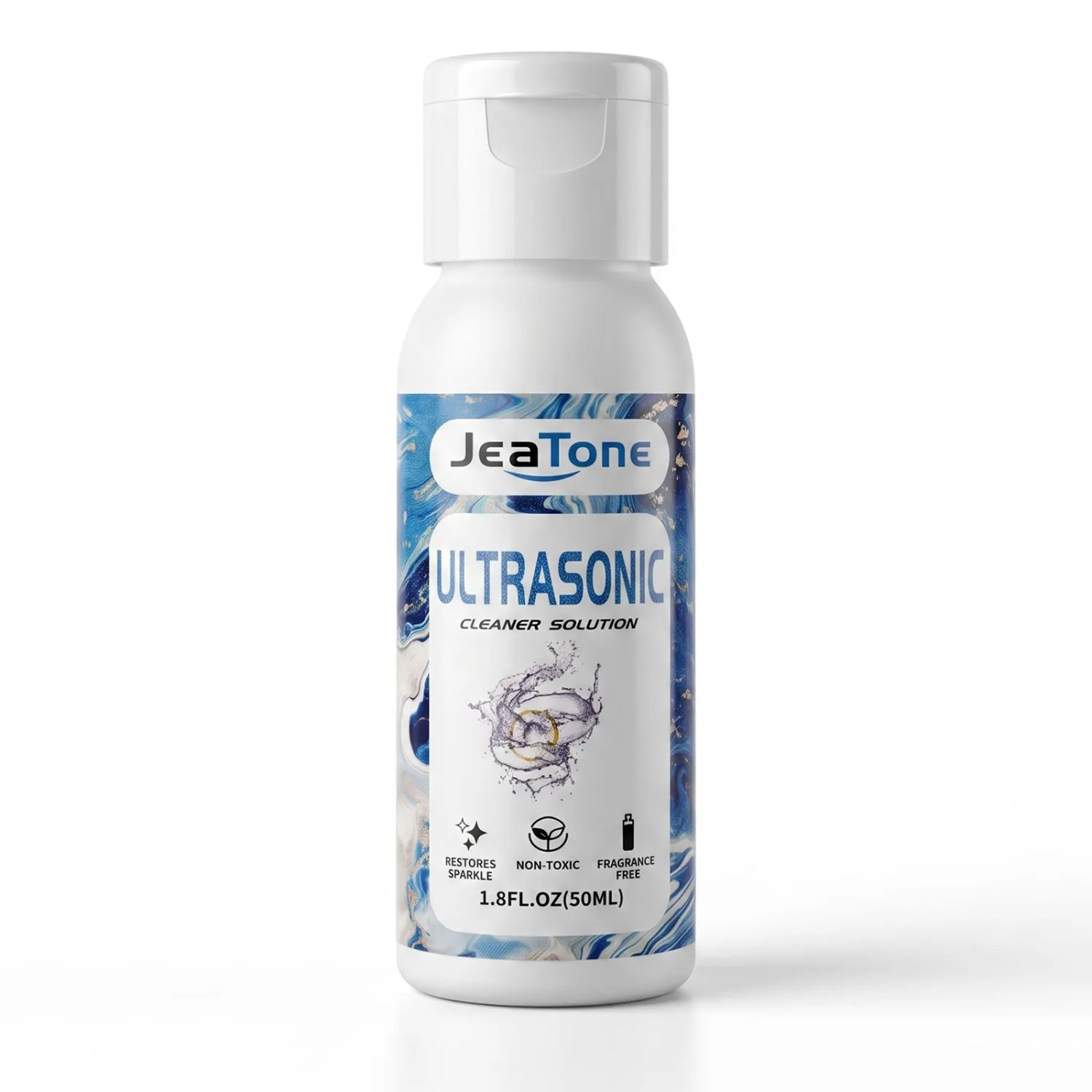 Ultrasonic Jewelry Cleaner Solution, 1.8 Oz by JeaTone